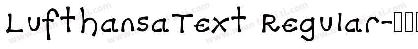 LufthansaText Regular字体转换